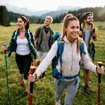 Group,Of,Fit,Healthy,Friends,Trekking,In,The,Mountains